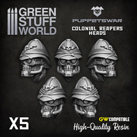 Puppetswar - Colonial Reapers K�pfe