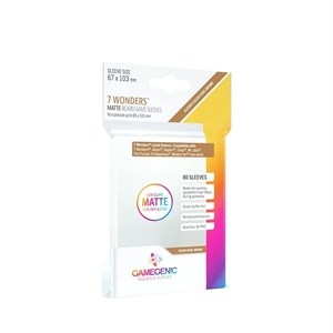 Gamegenic - Matte 7 Wonders Sleeves