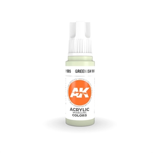 AK 3rd Generation Acrylics - Greenish White