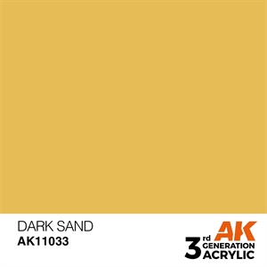 AK 3rd Generation Acrylics - Dark Sand