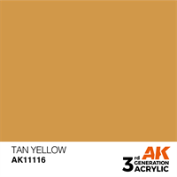 AK 3rd Generation Acrylics - Tan Yellow