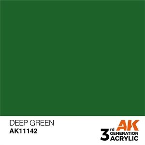 AK 3rd Generation Acrylics - Intense Deep Green
