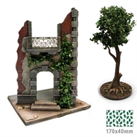 Green Stuff World -Bl�ttermatte, Eiche Dunkelgr�n