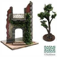 Green Stuff World -Bl�ttermatte, Eiche Dunkelgr�n