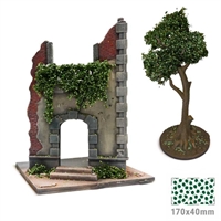 Green Stuff World -Bl�ttermatte, Birke Dunkelgr�n