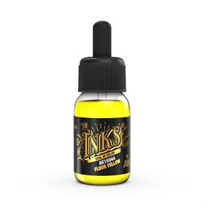 AK Interactive - The Inks: Fluor Yellow