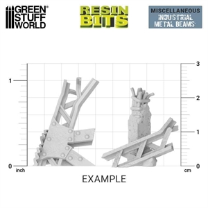 Green Stuff World - Resin Industrial Metal Beams