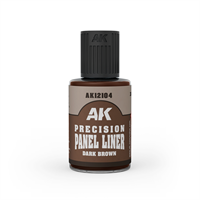 AK Interactive - Precision Paneliner, Dark Brown