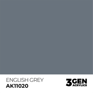 AK 3rd Generation Acrylics - English Grey