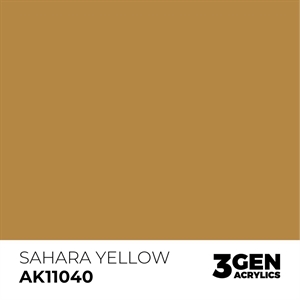 AK 3rd Generation Acrylics - Sahara Yellow