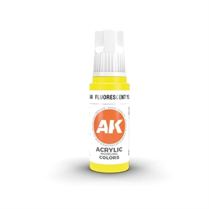 AK 3rd Generation Acrylics - Fluorescent Yellow