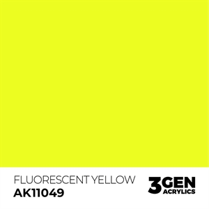 AK 3rd Generation Acrylics - Fluorescent Yellow