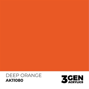 AK 3rd Generation Acrylics - Intense Deep Orange