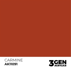 AK 3rd Generation Acrylics - Carmine
