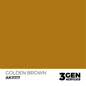 AK 3rd Generation Acrylics - Golden Brown