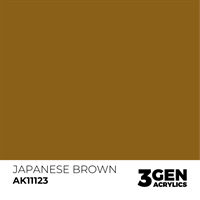 AK 3rd Generation Acrylics - Japanese Brown