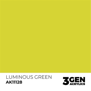 AK 3rd Generation Acrylics - Luminous Green