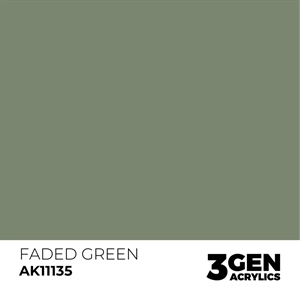 AK 3rd Generation Acrylics - Faded Green