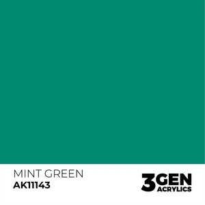AK 3rd Generation Acrylics - Mint Green