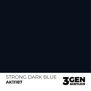 AK 3rd Generation Acrylics - Strong Dark Blue