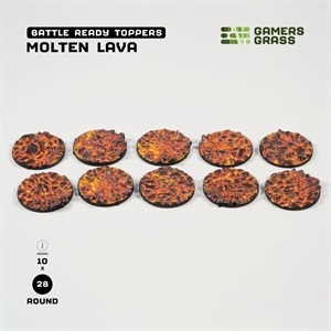 Gamers Grass - Base Toppers, Molten Lava 10Stk.