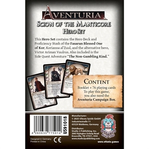 Ottavio - Aventuria: Scion of the Manticore