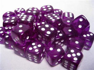 Chessex - D6 Dice Translucent