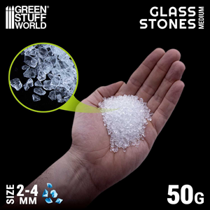 Green Stuff World - Zerkleinerte Glassteine 2-4mm