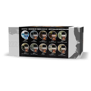 AK Weathering - Dry Pigments Effects Set
